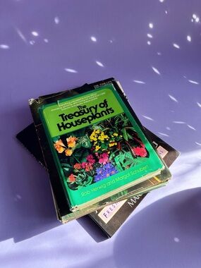 The Treasury of Houseplants Green Hardcover Book by Rob Herwig